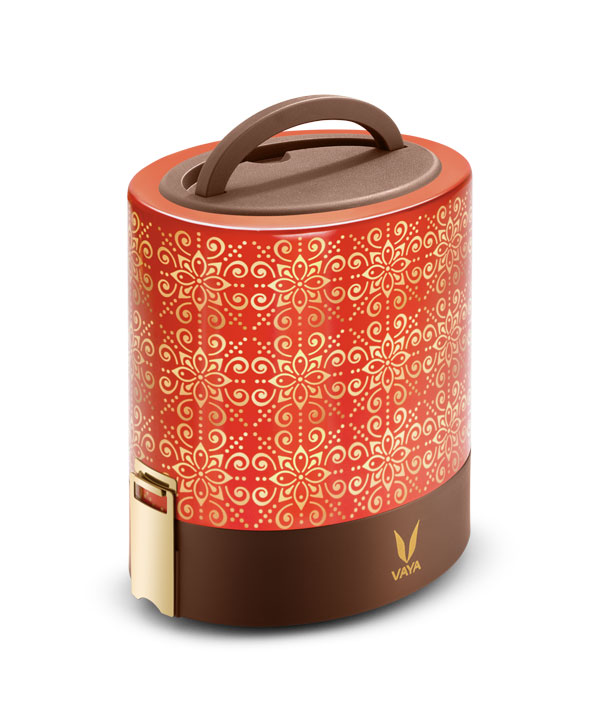 Tyffyn with Copper Finished Containers - 1000 ml - Zari